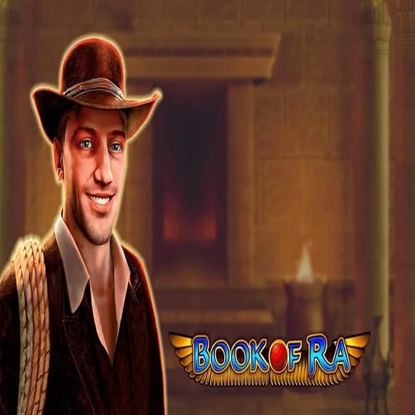 Book of Ra slot visual from Greentube available on nyxbetslive.com