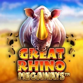 Great Rhino Megaways online game logo by Pragmatic Play on nyxbetslive.com