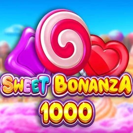 Sweet Bonanza 1000 slot logo by Pragmatic Play at Nyxbets CasinoSweet Bonanza 1000