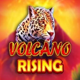 Volcano Rising slot logo by RubyPlay at Nyxbets Casino